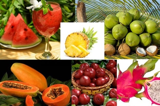 Trái cây giải nhiệt mùa nóng
