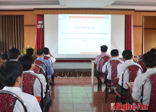 Hội thảo Dự án Đổi mới sáng tạo hướng tới người thu nhập thấp