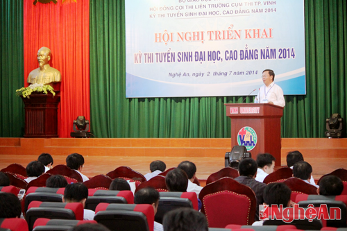 Triển khai Kỳ thi tuyển sinh đại học, cao đẳng năm 2014