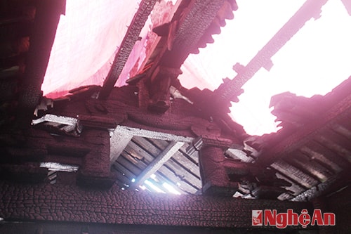 Nam Đàn: Cháy di tích lịch sử Quốc gia đền Nhạn Tháp