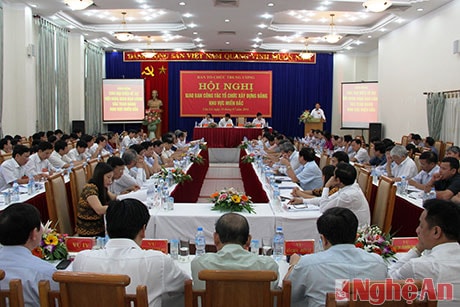 Giao ban công tác tổ chức xây dựng Đảng khu vực miền Bắc