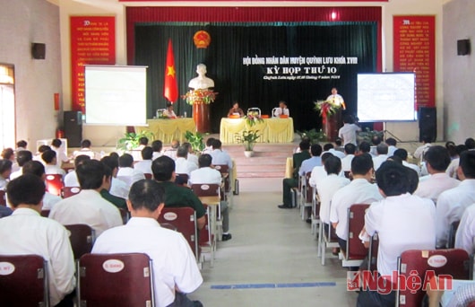 Khai mạc kỳ họp thứ 10 - HĐND huyện Quỳnh Lưu khóa XVIII