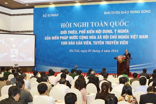 Triển khai đồng bộ các biện pháp thi hành Hiến pháp năm 2013