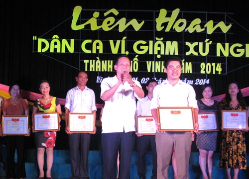 Phường Trung Đô giành giải nhất liên hoan Dân ca Ví, Giặm xứ Nghệ TP.Vinh