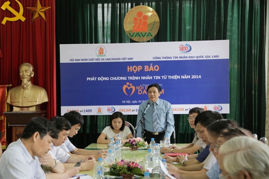 Phát động chương trình nhắn tin từ thiện xoa dịu nỗi đau da cam