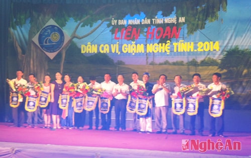 Khai mạc liên hoan Dân ca Ví, Giặm xứ Nghệ cụm 3