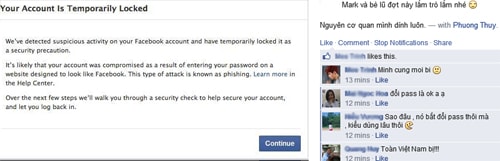 Hàng loạt người dùng Facebook tại VN bị yêu cầu đổi mật khẩu