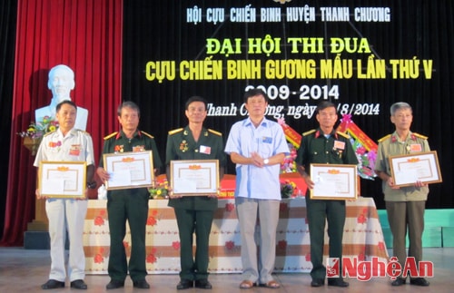 Thanh Chương: Đại hội thi đua Cựu chiến binh gương mẫu lần thứ V