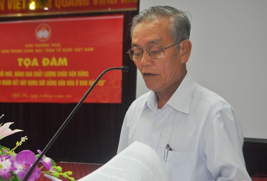 Nâng cao hiệu quả CVĐ Toàn dân đoàn kết xây dựng đời sống văn hóa