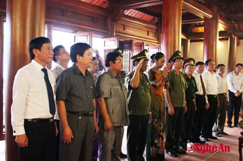 Khánh thành Nhà tưởng niệm đồng chí Phùng Chí Kiên