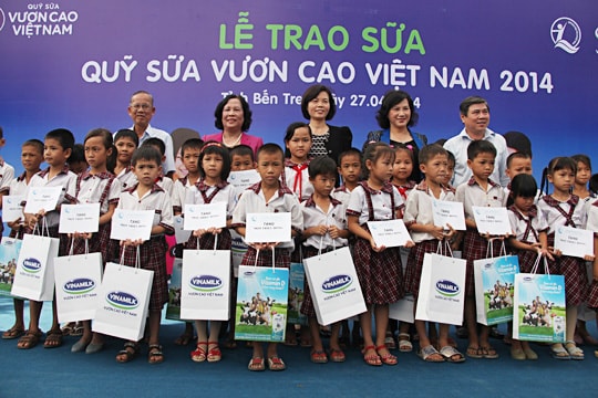 Lan tỏa Quỹ sữa "Vươn cao Việt Nam"