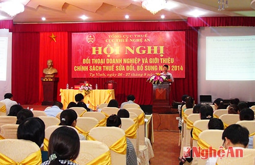 Từ  tháng 9/2014, Cục Thuế Nghệ An triển khai nộp thuế điện tử