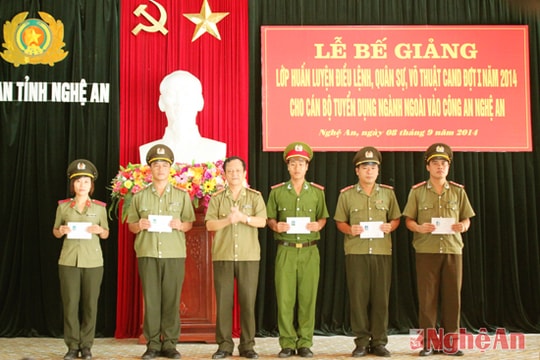 Bế giảng lớp huấn luyện điều lệnh quân sự, võ thuật