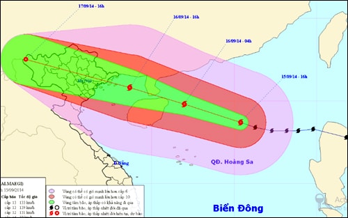 Công điện của Thủ tướng Chính phủ về phòng chống bão số 3