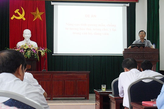 Nghĩa Đàn: Quán triệt Đề án 07 của BTV Tỉnh ủy