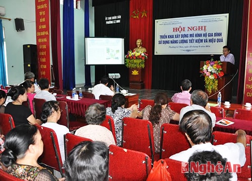 Tập huấn sử dụng năng lượng tiết kiệm và hiệu quả