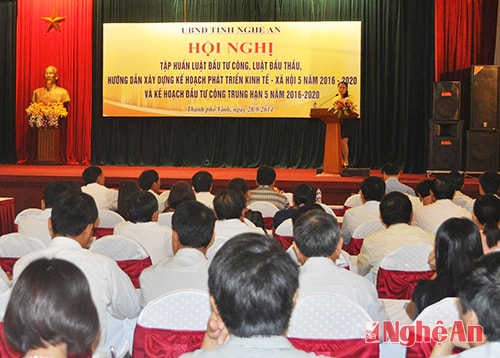 Tập huấn Luật đầu tư công và lập kế hoạch đầu tư công