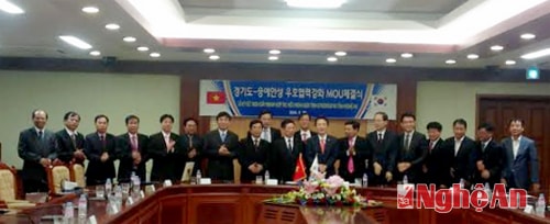Nâng tầm quan hệ hợp tác, hữu nghị giữa Nghệ An và Gyeonggi (Hàn Quốc)