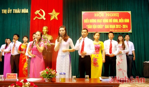 Thái Hòa: Biểu dương hoạt động mô hình, điển hình dân vận khéo