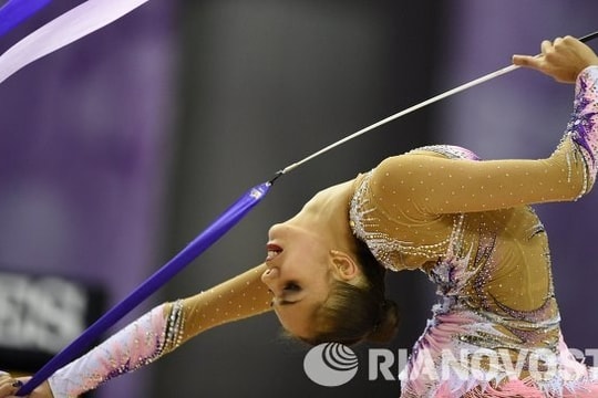 Vẻ đẹp của các nữ VĐV thể dục nhịp điệu Nga