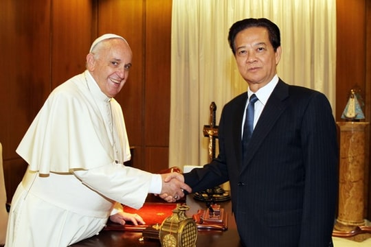 Thủ tướng Nguyễn Tấn Dũng hội kiến Giáo hoàng Francis