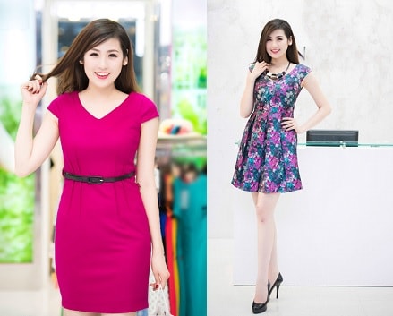 Váy liền nữ tính của Á hậu Tú Anh