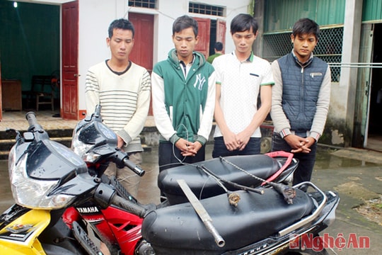 Công an Thanh Chương: Bắt nhóm thanh niên câu trộm chó