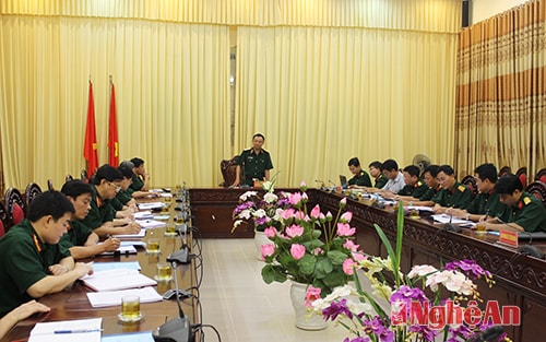 Bộ Quốc phòng kiểm tra cải cách hành chính tại Bộ CHQS tỉnh