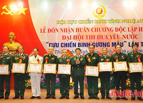 Đại hội thi đua yêu nước "Cựu chiến binh gương mẫu" tỉnh lần thứ V
