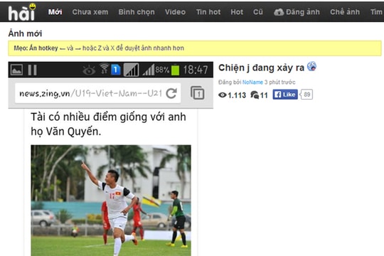 Thu hồi giấy xác nhận mạng xã hội và xử phạt haivl.com 205 triệu đồng