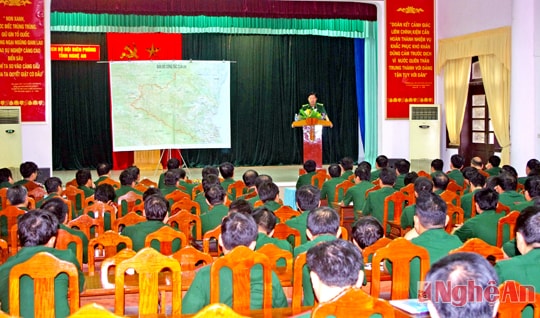 Học viên Học viện Biên phòng học tập kinh nghiệm thực tế tại Nghệ An