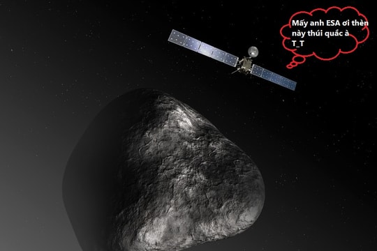 Phát hiện sao chổi 67P/Churyumov-Gerasimenko "bốc mùi" trứng ung