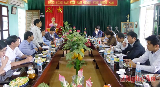 Đoàn ĐSQ Nhật Bản khảo sát cơ sở hạ tầng, nông nghiệp tại Nghệ An