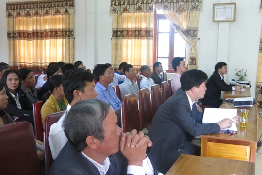 Anh Sơn: Công bố quy hoạch chi tiết Thị tứ Phúc Sơn