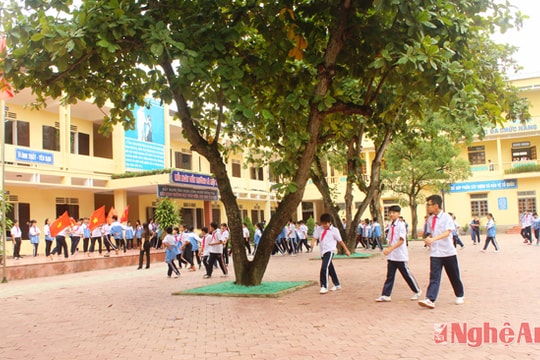 Trường THCS Trung Đô đón nhận chuẩn quốc gia: Động lực mới