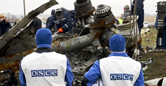 Đoàn xe của OSCE trở thành mục tiêu tấn công tại miền đông Ukraina