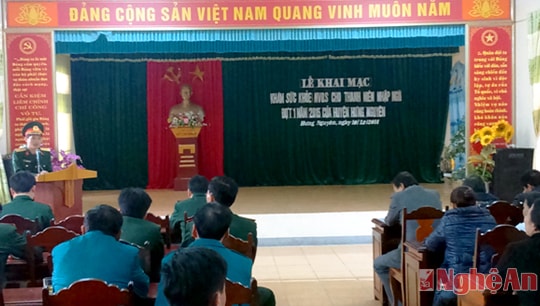 Hưng Nguyên khám tuyển nghĩa vụ quân sự năm 2015
