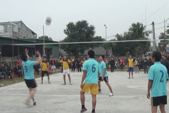 Khai mạc giải bóng chuyền giữa MTTQ TP.Vinh với các giáo họ