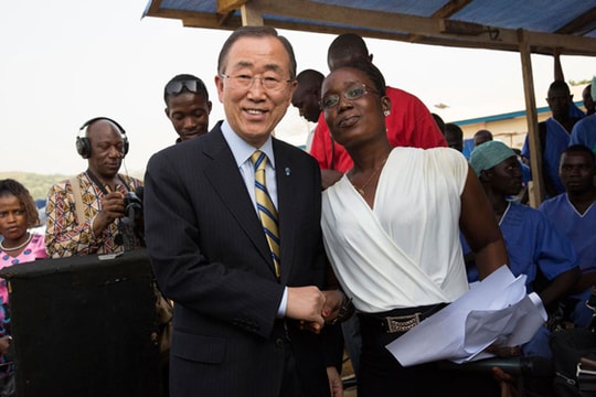 Chuyến công du của Tổng thư ký Ban Ki Moon tới Guinea