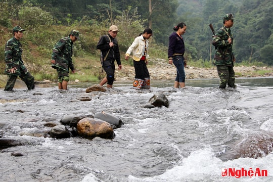Ghi ở đồn Biên phòng Châu Khê