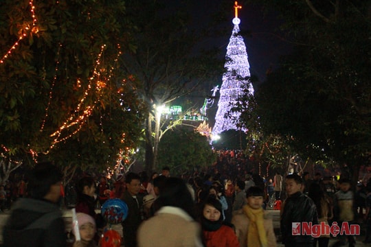 Lung linh sắc màu đêm Giáng sinh