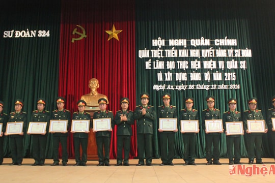 Sư đoàn 324: Đơn vị dẫn đầu phong trào thi đua quyết thắng toàn quân