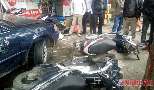 TP Vinh: Xe điên đại náo trên phố