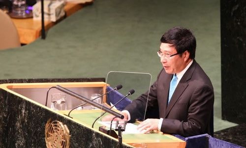 Việt Nam cam kết cùng cộng đồng ứng phó với biến đổi khí hậu