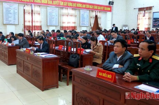 HĐND huyện Anh Sơn khai mạc kỳ họp thứ 10