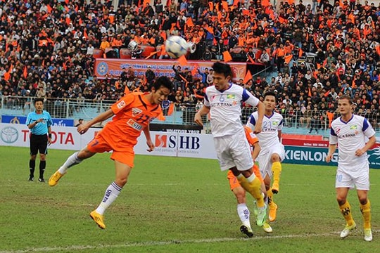 SLNA bất ngờ quật ngã SHB.Đà Nẵng trên sân Chi Lăng