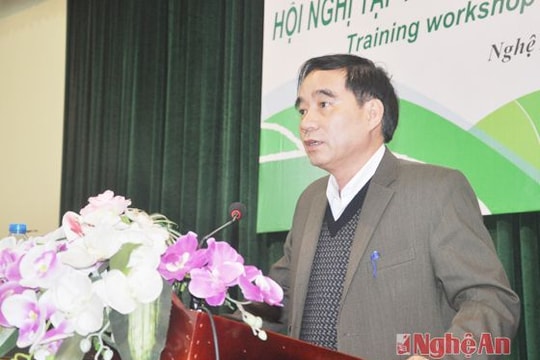 Tập huấn về Biến đổi khí hậu và tăng trưởng xanh