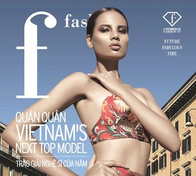 Lộ diện ảnh bìa tân Quán quân Vietnam's Next Top Model 2014