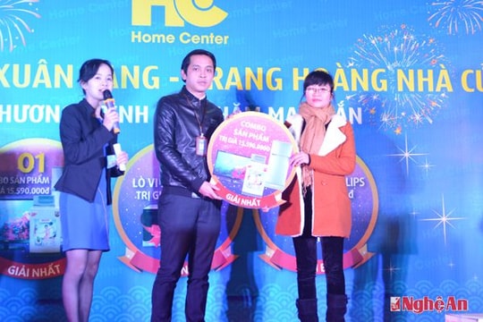Siêu thị điện máy HC Nghệ An tổ chức bốc thăm may mắn
