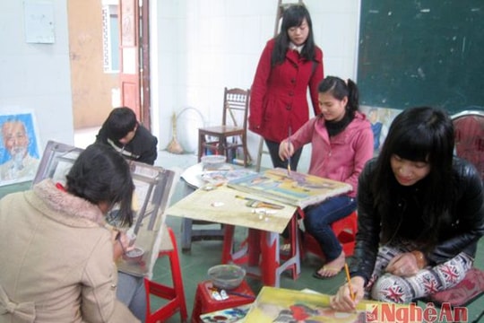 Đam mê cùng cây cọ